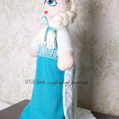 Frozen Elsa Doll Knitting Pattern