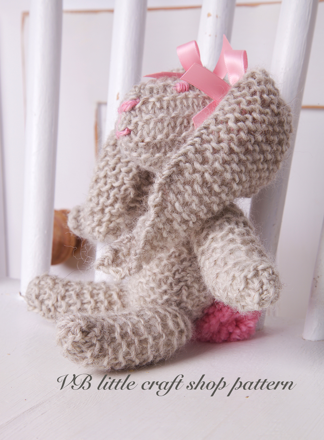 Rabbit Soft Toy Knitting Pattern. Quick Knit! Easy Pattern! on Luulla
